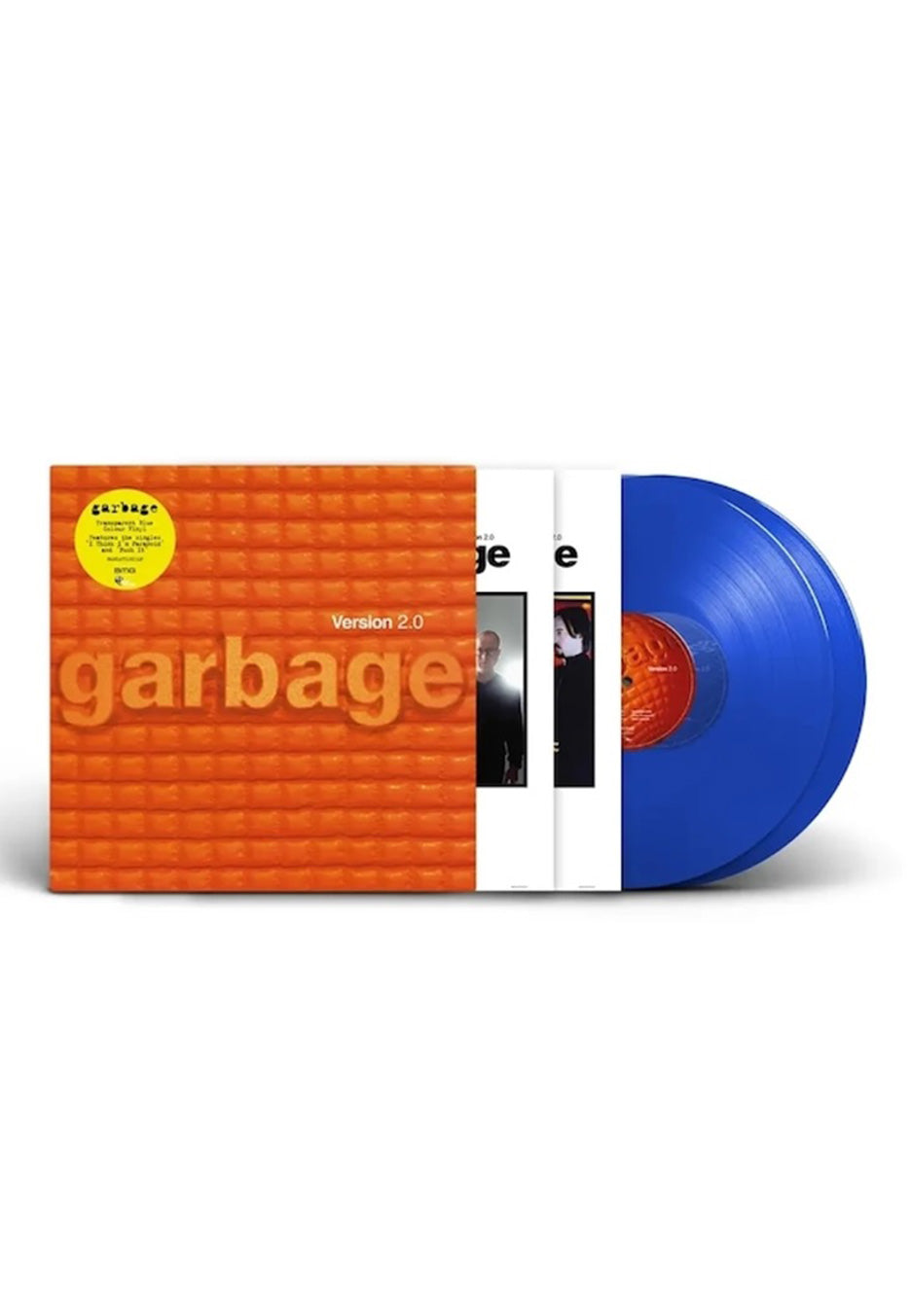 Garbage - Version 2.0 Transparent Blue - Colored 2 Vinyl | Neutral-Image