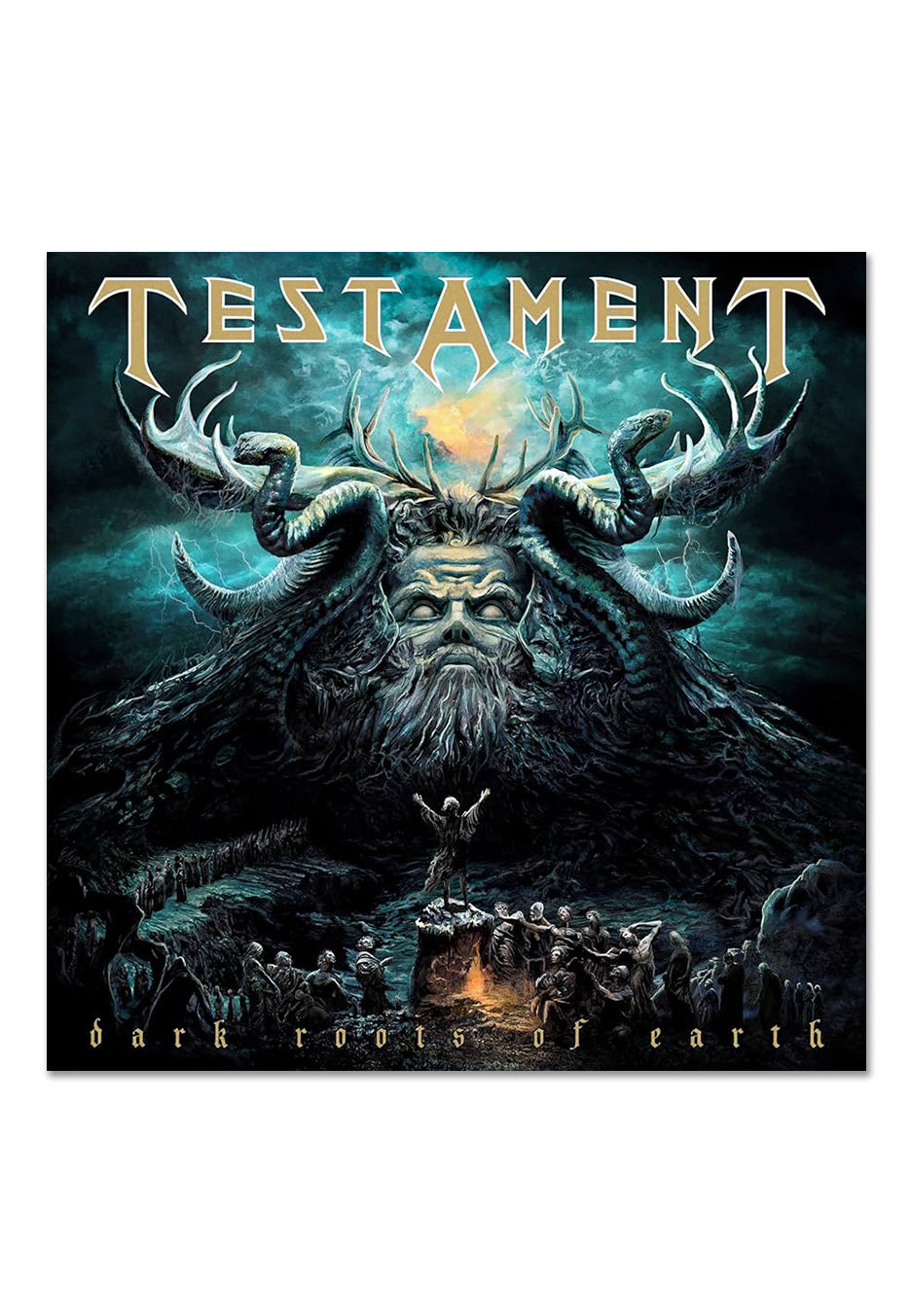 Testament - Dark Roots Of Earth Ltd. Clear w/ Gold/Green - Splattered 2 Vinyl | Neutral-Image