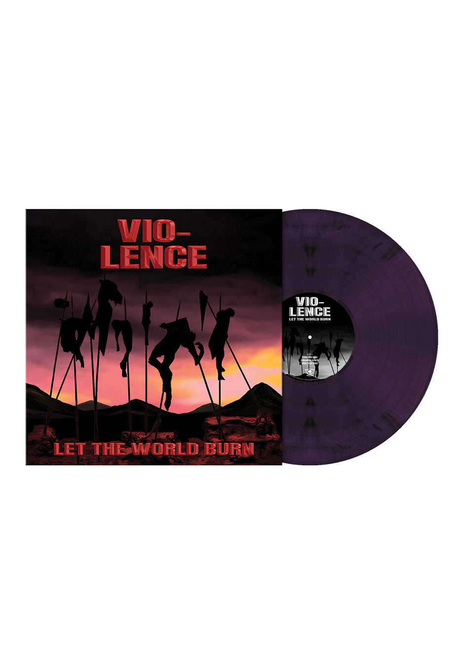 Vio-Lence - Let The World Burn Violette - Marbled Vinyl | Neutral-Image