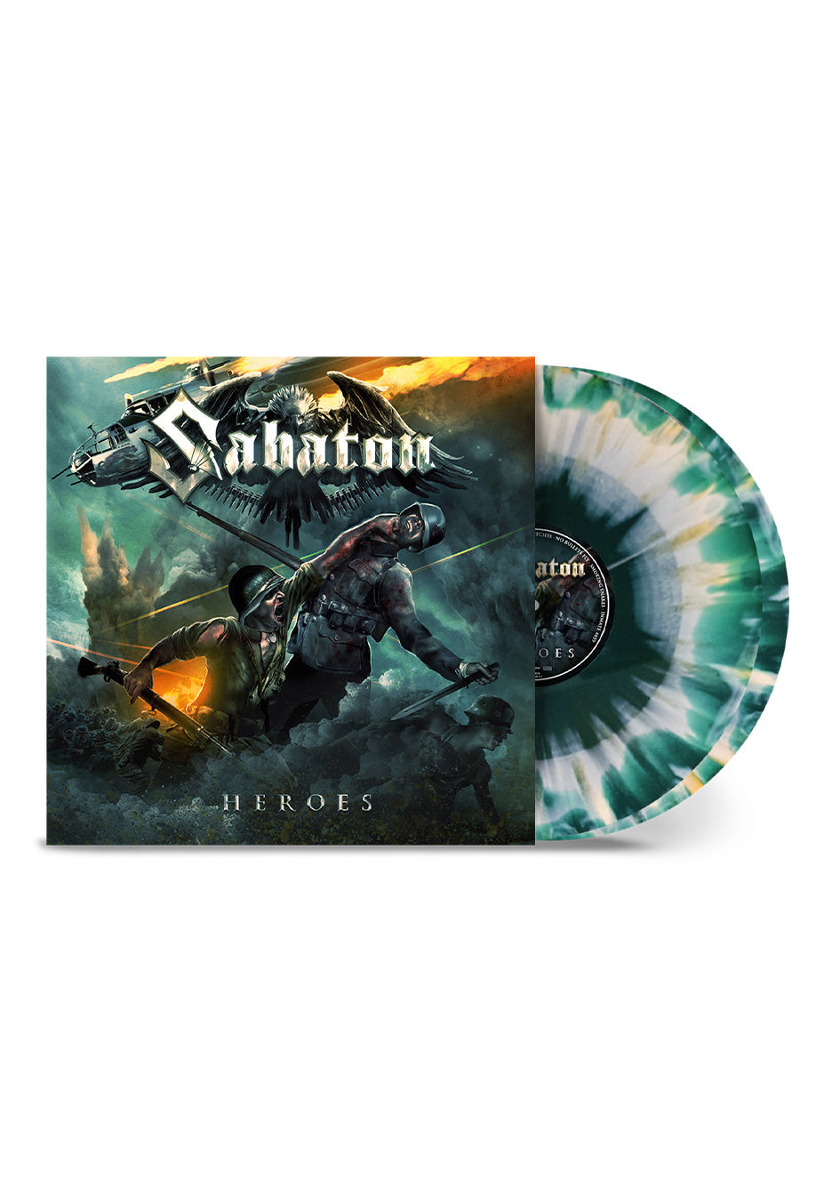 Sabaton - Heroes (10th Anniversary) Ltd. Heroic Green - Colored 2 Vinyl | Neutral-Image