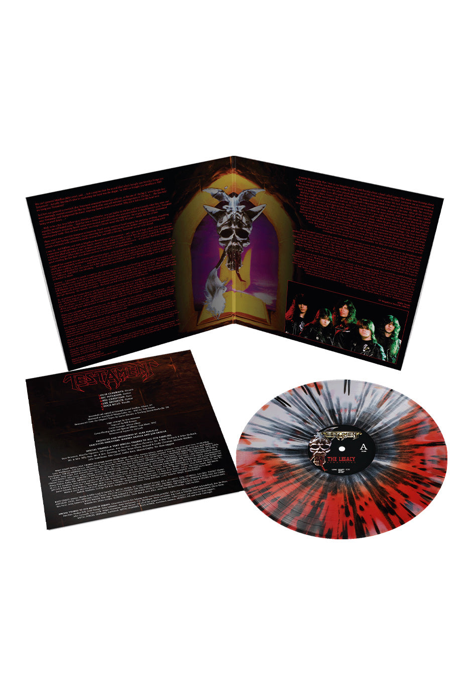 Testament - The Legacy Ltd. Red/White/Black - Splatter Vinyl | Neutral-Image