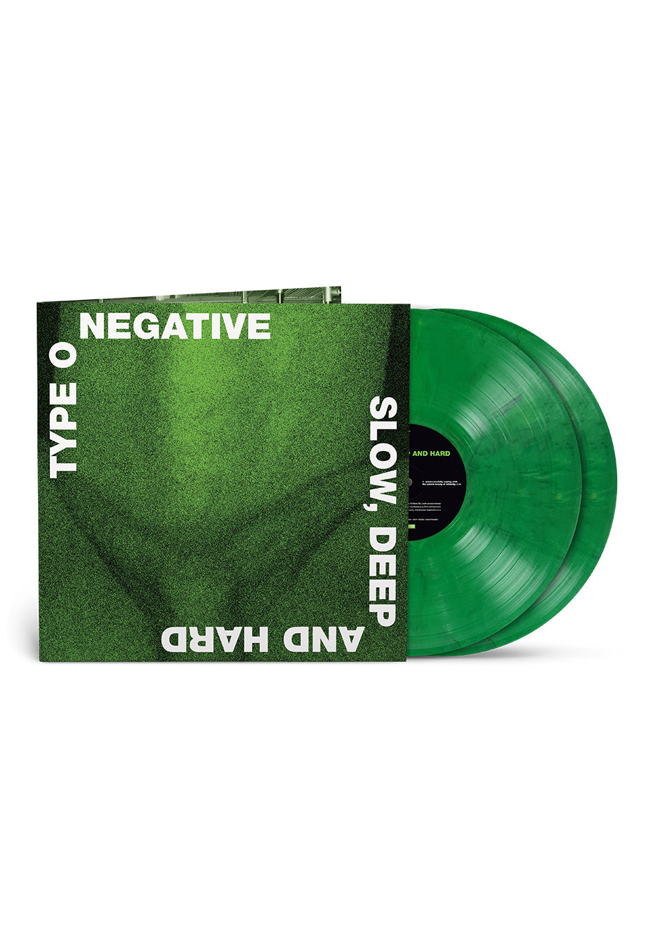 Type O Negative - Slow Deep And Hard Green & Black Marbled - Colored 2 Vinyl | Neutral-Image