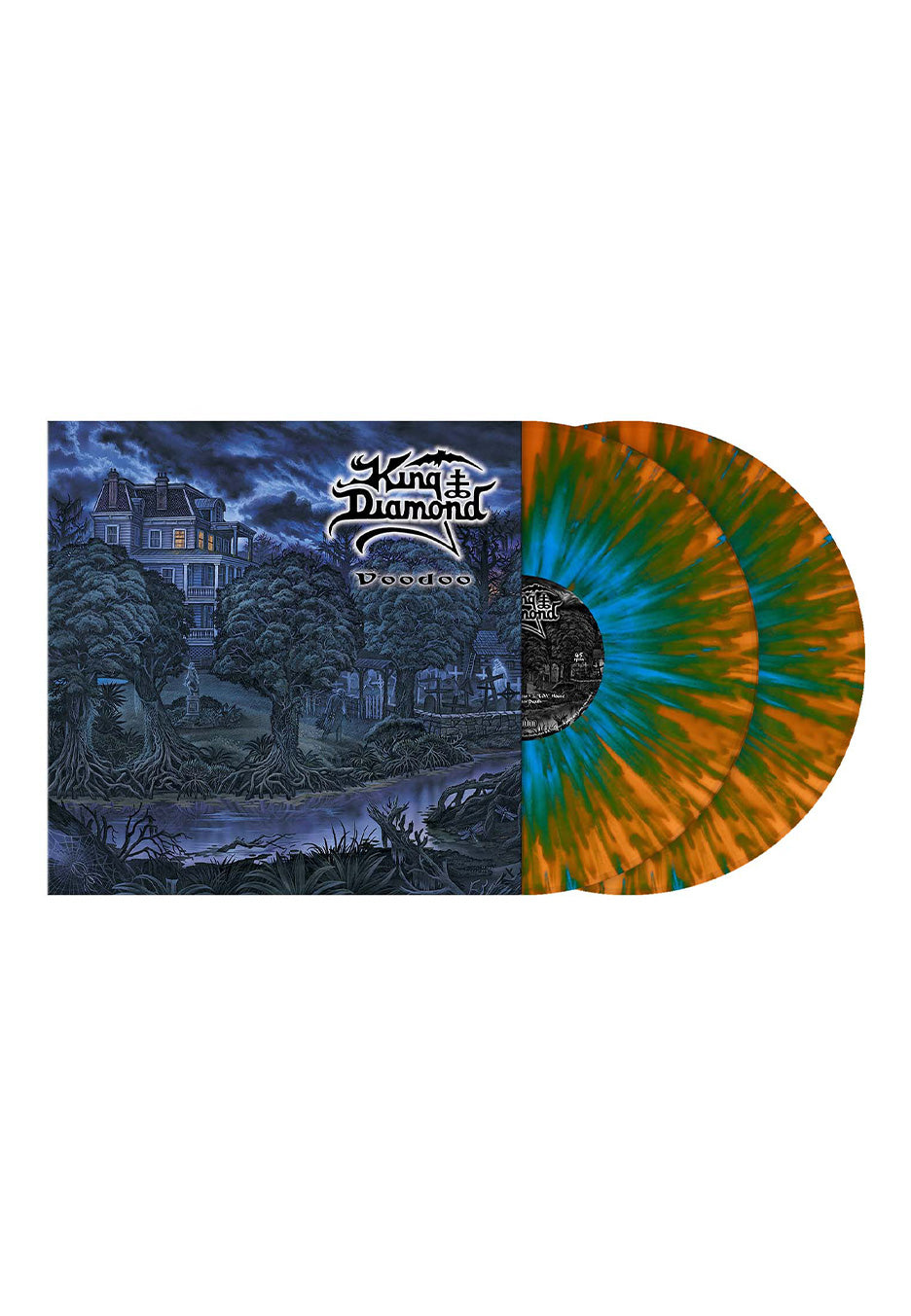 King Diamond - Voodoo Night Ltd. Orange w/ Sky Blue - Splattered 2 Vinyl | Neutral-Image