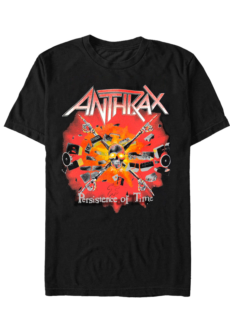 Anthrax - Persistence Crossbones Explosion - T-Shirt | Neutral-Image