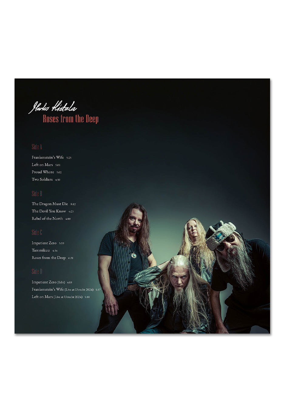 Marko Hietala - Roses From The Deep Ltd. Oxblood - Colored 2 Vinyl | Neutral-Image