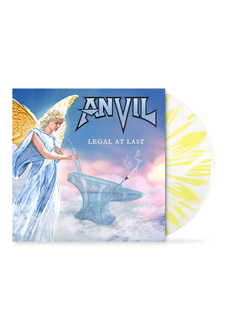 Anvil - Legal At Last Yellow/White - Splattered Vinyl | Neutral-Image