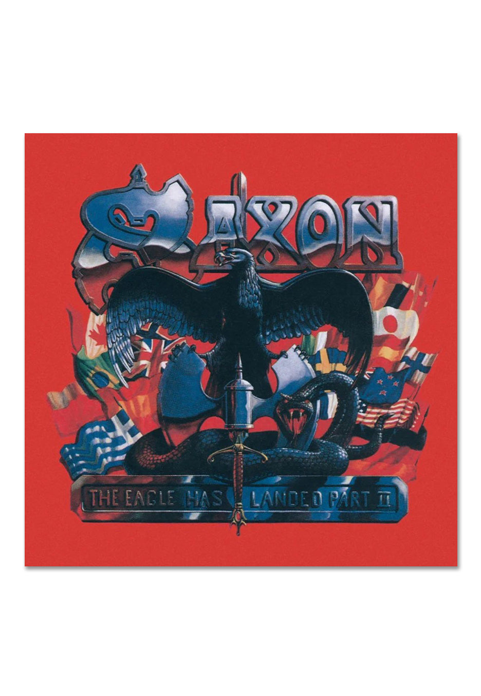 Saxon - The Eagle Has Landed Part II Ltd. Translucent Red - Colored 2 Vinyl | Neutral-Image