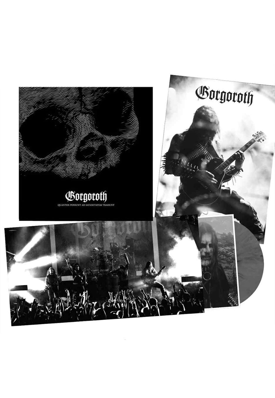 Gorgoroth - Quantos Possunt Ad Satanitatem Trahunt Ltd. Grey/Black - Marbled Vinyl | Neutral-Image