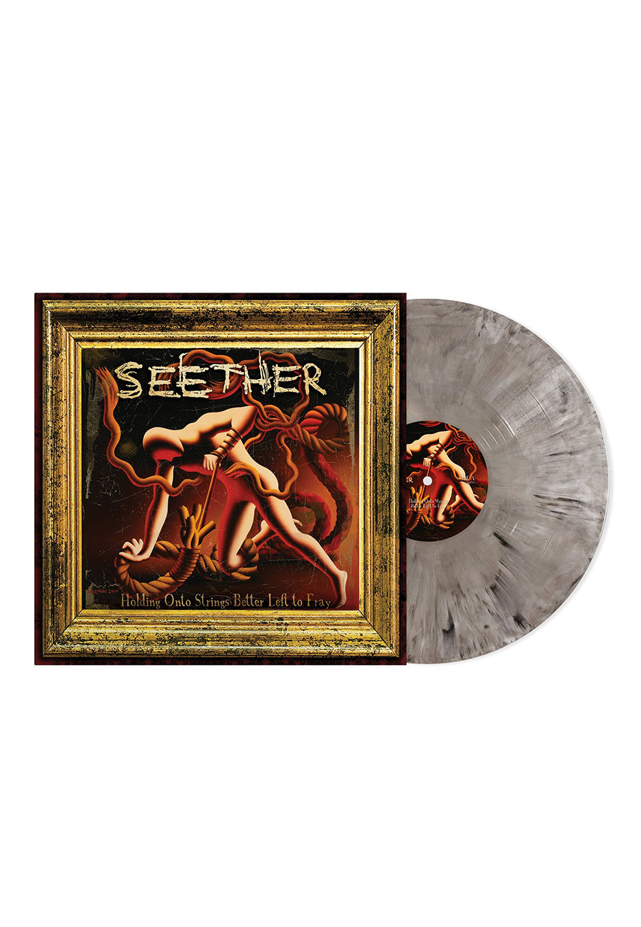 Seether - Holding Onto Strings Better Left To Fray Ltd. Grey - Marbled Vinyl | Neutral-Image