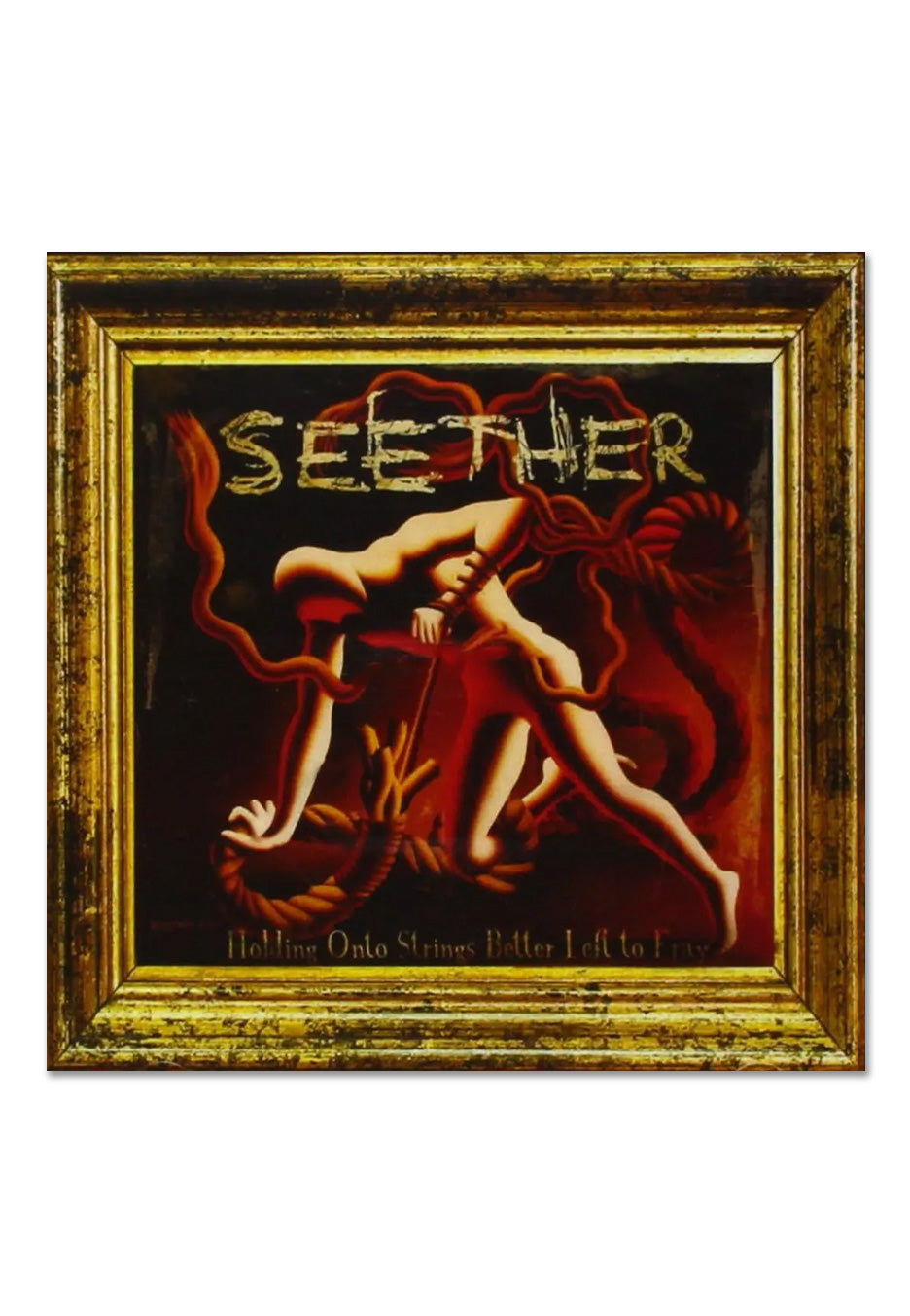 Seether - Holding Onto Strings Better Left To Fray Ltd. Grey - Marbled Vinyl | Neutral-Image