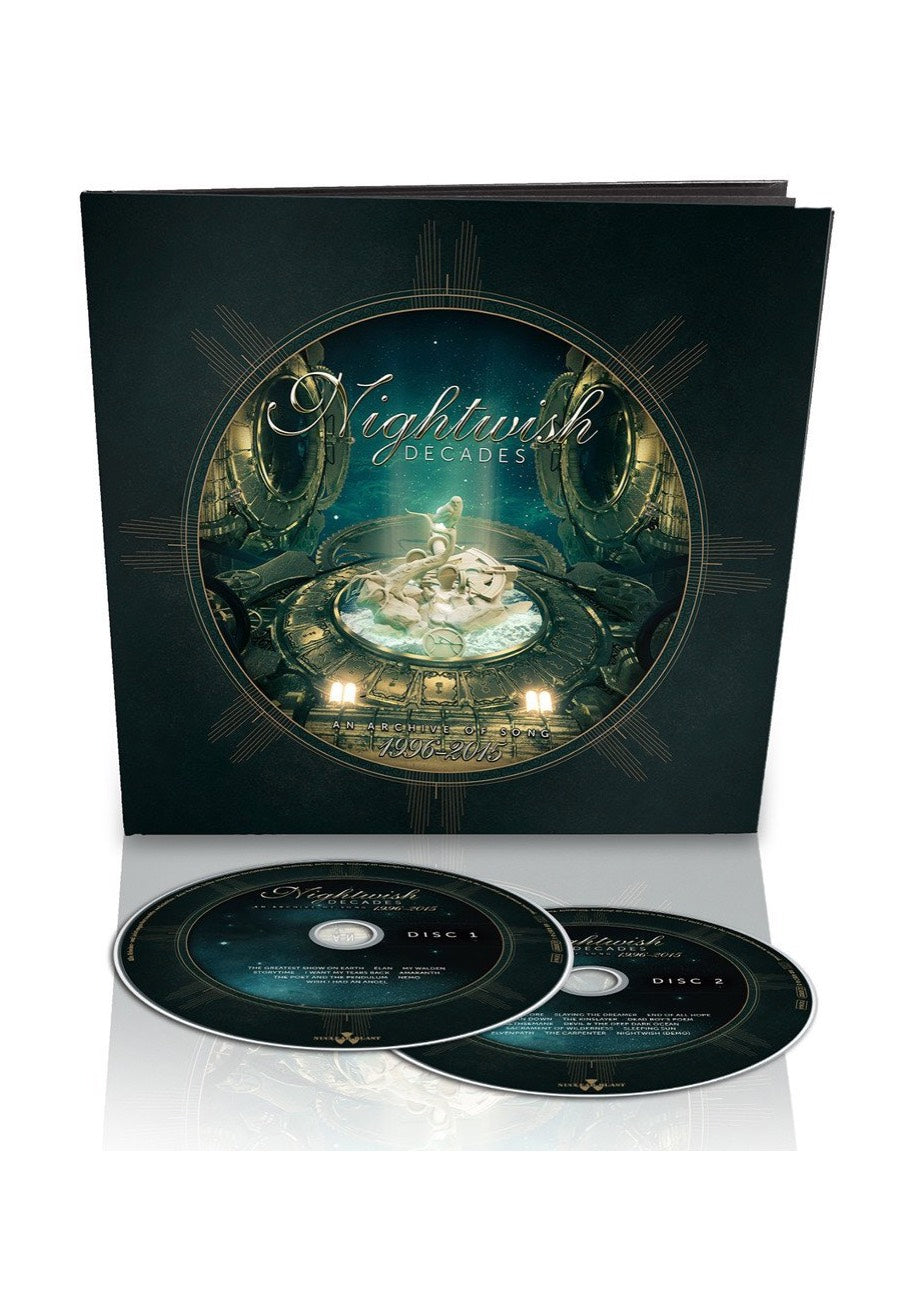 Nightwish - Decades (Best Of 1996-2015) - Earbook 2 CD | Neutral-Image