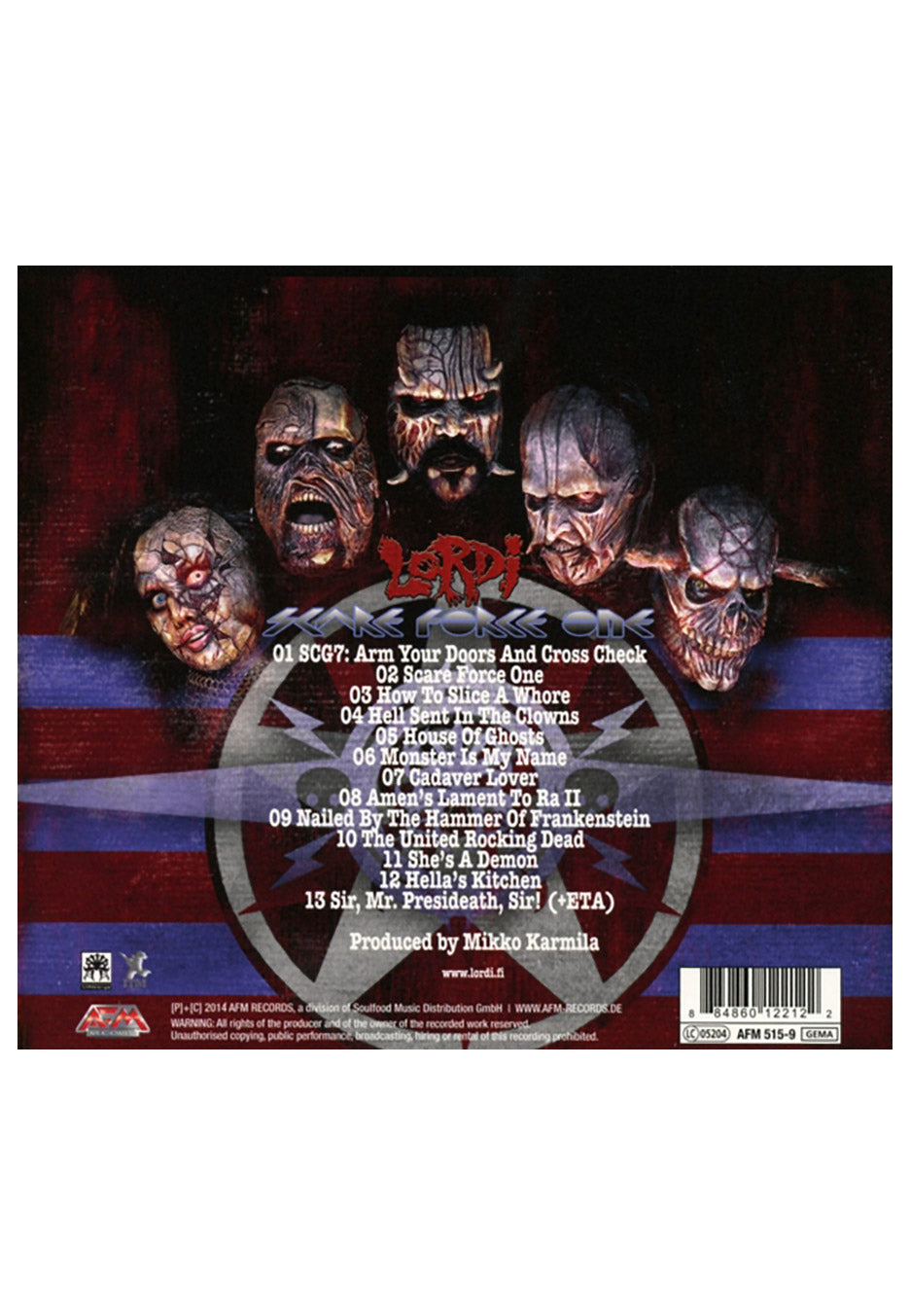 Lordi - Scare Force One - Digipak CD | Neutral-Image