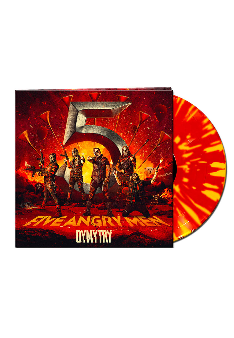 Dymytry - Five Angry Men Ltd. Red/Yellow - Splattered Vinyl | Neutral-Image