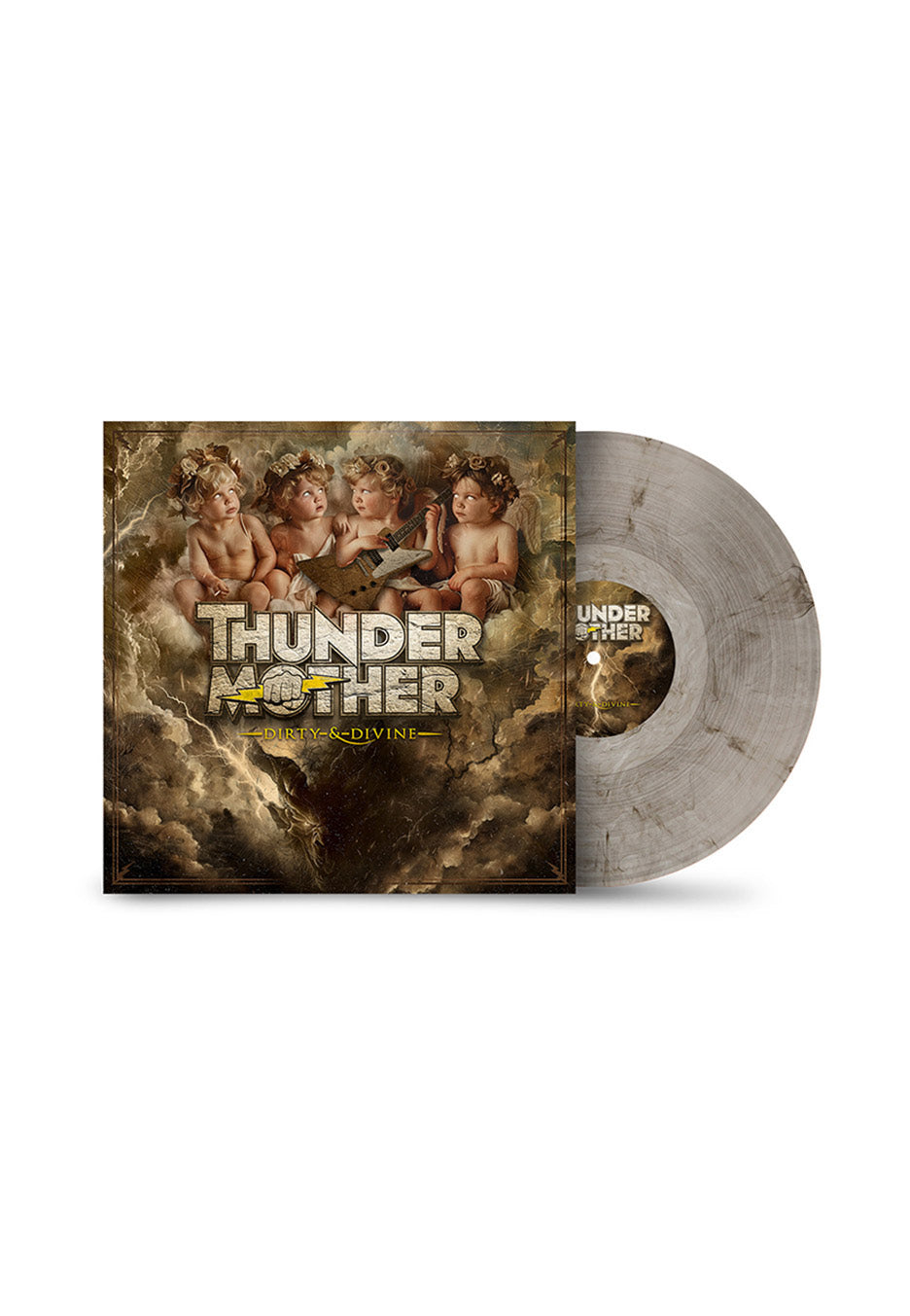 Thundermother - Dirty & Divine Ltd. Transparent Crystal/Black - Marbled Vinyl | Neutral-Image