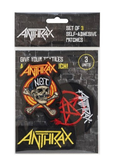 Anthrax - Set Of 3 - Patch | Neutral-Image