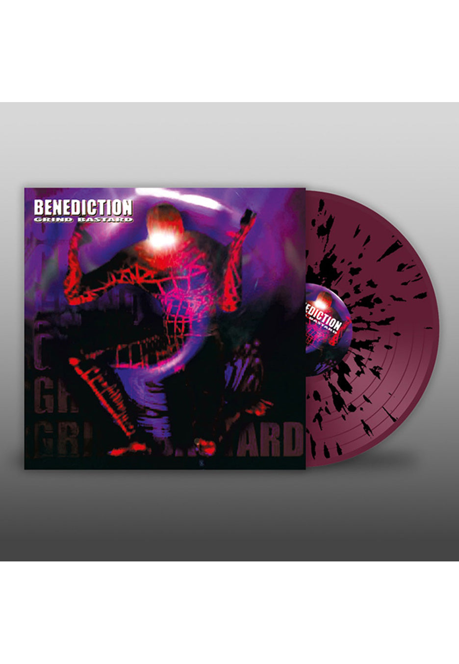 Benediction - Grind Bastard Purple/Black - Splattered 2 Vinyl | Neutral-Image