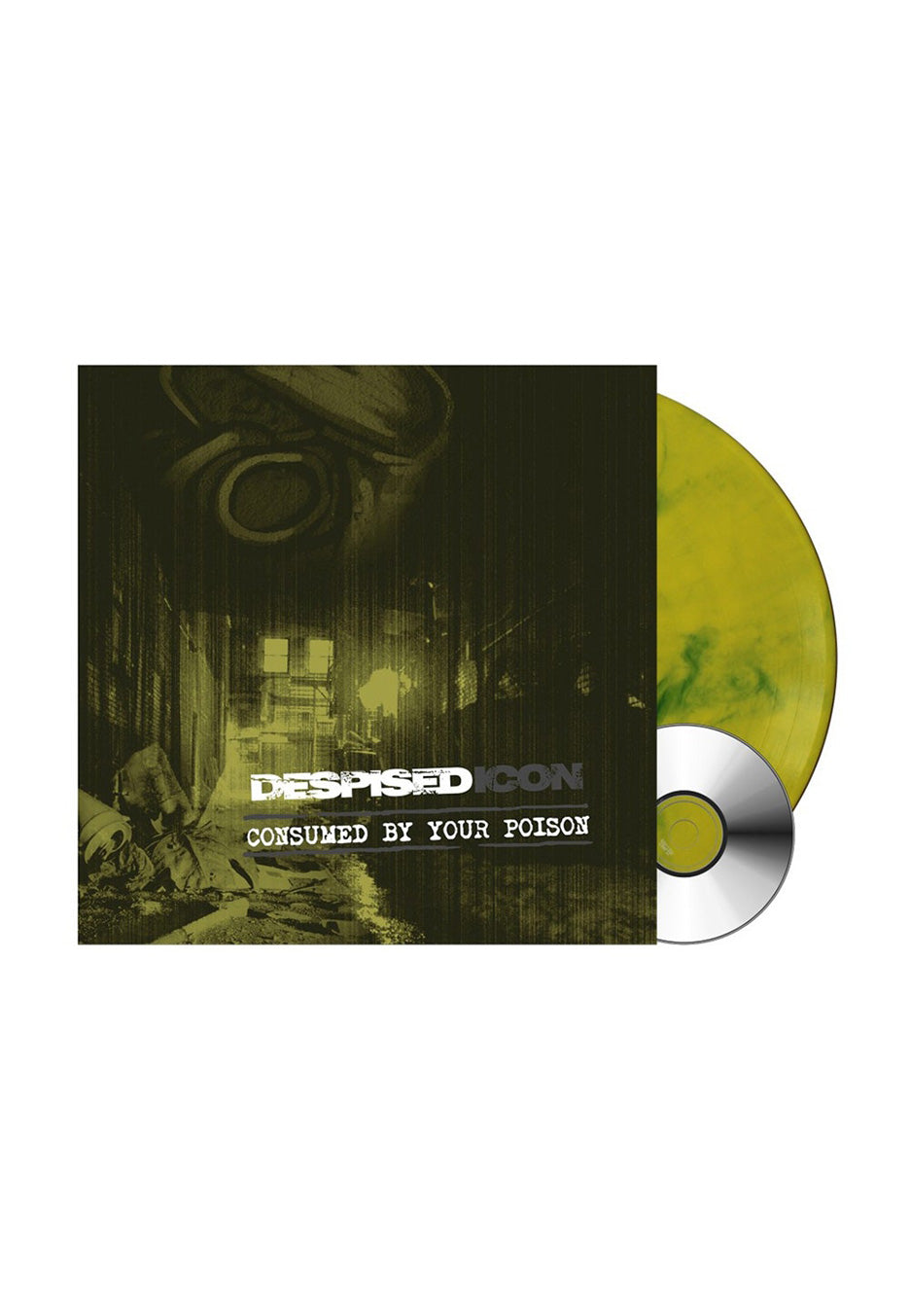 Despised Icon - Consumed By Your Poison White/Black - Marbled Vinyl +  CD | Neutral-Image