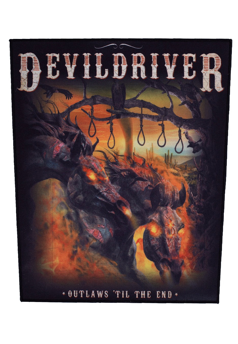 DevilDriver - Outlaws Til The End - Backpatch | Neutral-Image