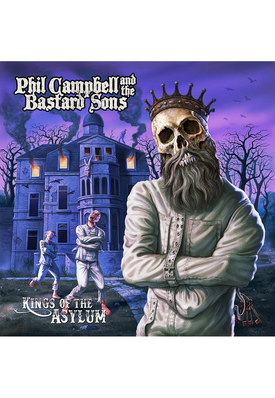 Phil Campbell And The Bastard Sons - Kings Of The Asylum Ltd. White/Purple - Colored Vinyl | Neutral-Image