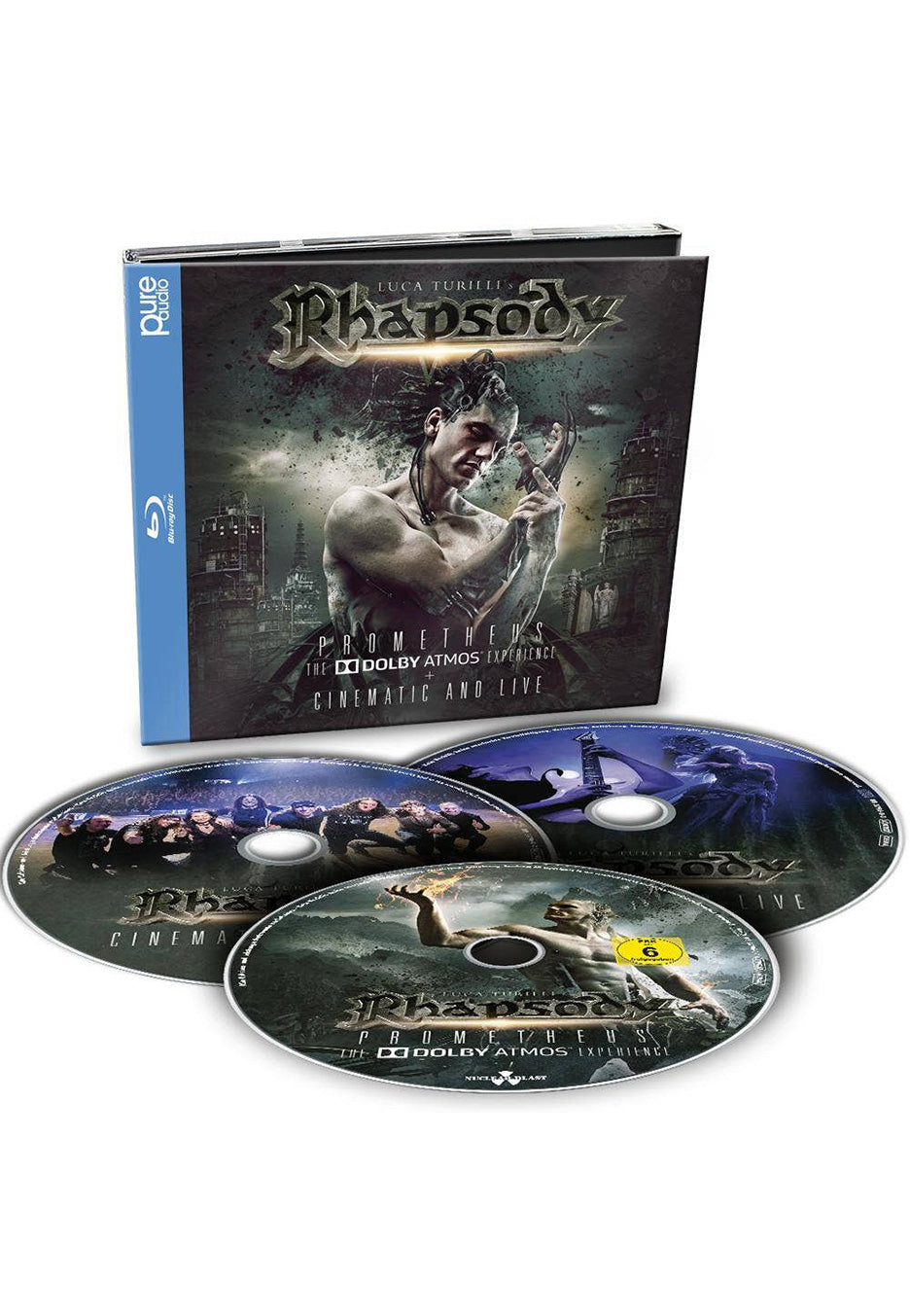 Rhapsody, Luca Turilli'S - Prometheus: The Dolby Atmos Experience - Blu Ray + 2 CD | Neutral-Image