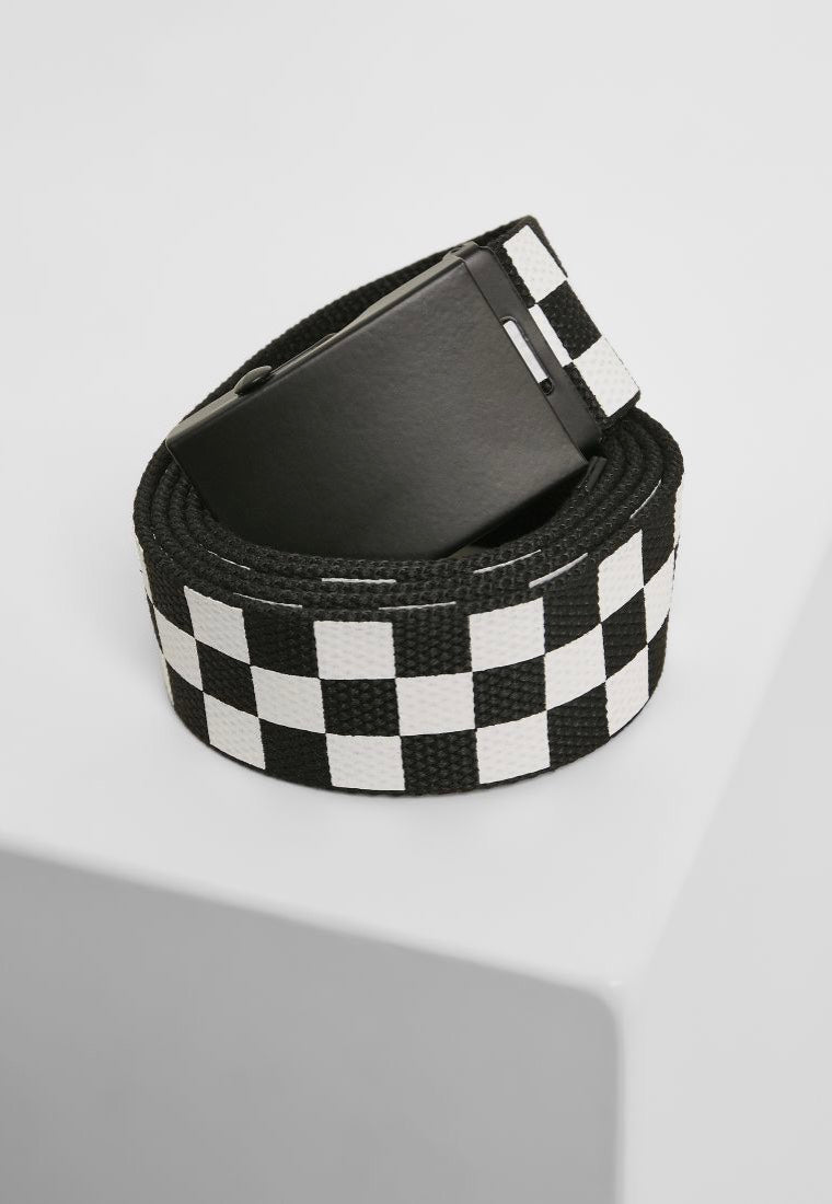 Urban Classics - Adjustable Checker Black/White - Belt | Neutral-Image